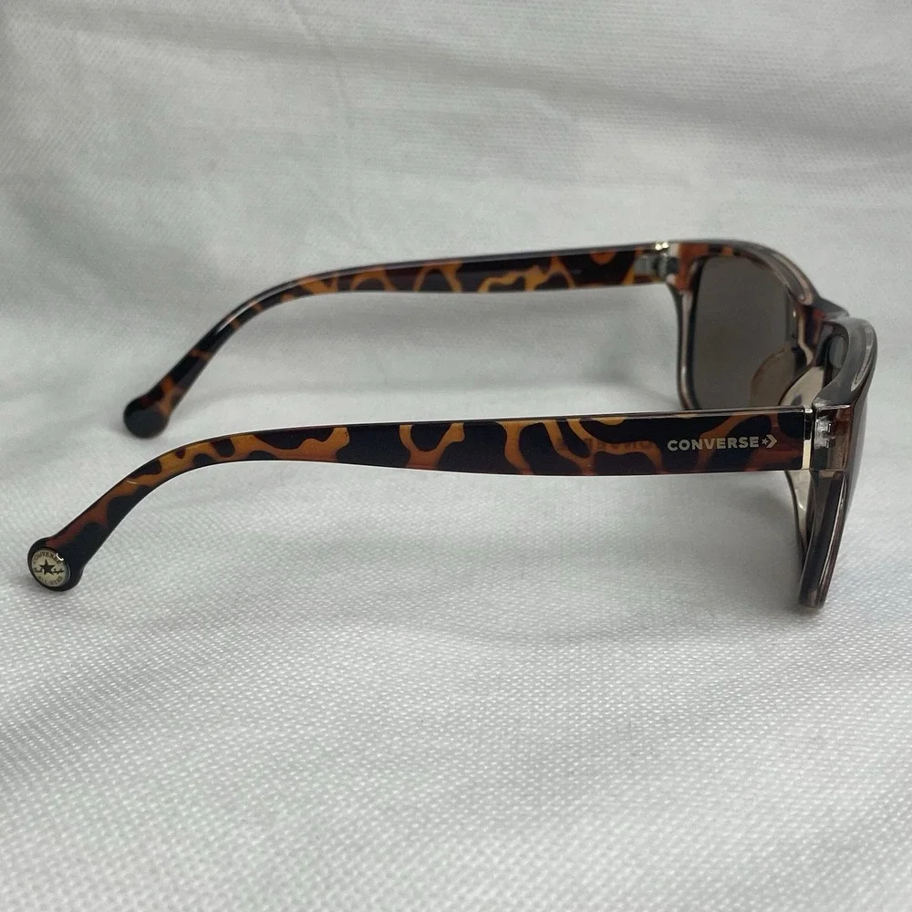 Converse Chuck Taylor All Star Square Tortoise Frame Sunglasses CAT 3 Matte Tort